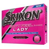 srixon ladies soft feel pink golf balls 12 balls 2016