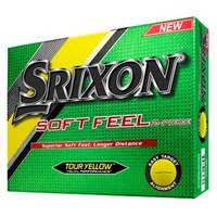 srixon soft feel yellow golf balls 12 balls 2016