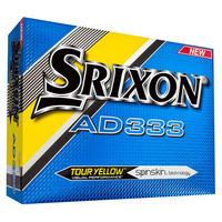 Srixon Ad333 (7) Golf Balls (Dozen) - Yellow