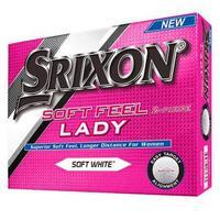Srixon Ladies Soft Feel Pure White Golf Balls 1 Dozen