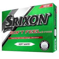 Srixon Soft Feel Pure White Golf Balls 1 Dozen