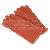 ssp141 leather welding gauntlets lined pair