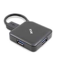 SSK USB HUB 3.0 SuperSpeed 5Gbps Laptop , Desktop 4-Port USB Charger Extender Adapter SHU310