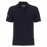 SS Poly Polo Shirt Embossed Logo - Anthracite
