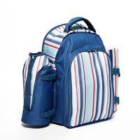 Stripe Picnic Backpack (4 person)