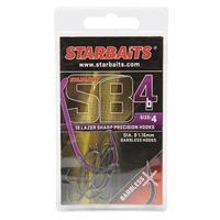 Starbaits SB4 Long Shank Hook No. 4 - Silver, Silver