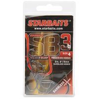 Starbaits SB3 Hook No. 4 - Silver, Silver