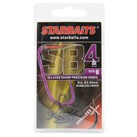 Starbaits SB4 Long Shank Hook No. 8 - Silver, Silver
