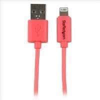startechcom 1m3 feet pink apple 8 pin lightning connector to usb cable ...