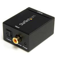 startechcom spdif digital coaxial or toslink optical to stereo rca aud ...