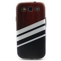 Stripe Pattern TPU Material Soft Phone Case for Samsung Galaxy S3 S4 S5 S6 S6 edge S5mini
