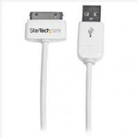 StarTech.com 0.3m (11 inch) Short Apple 30-pin Dock Connector to USB Cable for iPhone iPod iPad with Stepped Connector