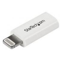 StarTech.com Apple 8-pin Lightning Connector to Micro USB Adapter for iPhone / iPod / iPad (White)