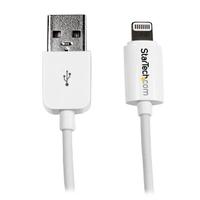 StarTech.com 1m (3ft) White Apple 8-pin Lightning Connector to USB Cable