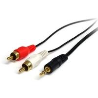 StarTech.com 3ft Stereo Audio Cable (3.5mm Male to 2x RCA Male)