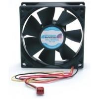 startech 80x25mm dual ball bearing computer case fan with tx3 connecto ...