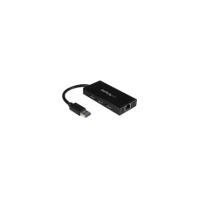 StarTech.com 3 Port Portable USB 3.0 Hub with Gigabit Ethernet Adapter NIC - Aluminum w/ Cable - 3 Total USB Port(s) - 3 USB 3.0 Port(s)1 Network (RJ-