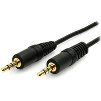 startechcom 1 ft slim 35mm stereo audio cable