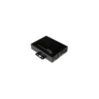 StarTech.com 2 Port Wall Mountable USB to Serial Adapter Hub with COM Retention - 2 x 9-pin DB-9 Male RS-232 Serial