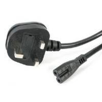 StarTech 1m Laptop 2 Slot C7 Power Cord (BS-1363 UK Plug)