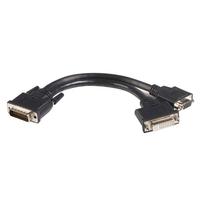 startechcom 8in lfh 59 male to female dvi i vga dms 59 cable