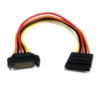 startechcom 8in 15 pin sata power extension cable