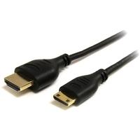 StarTech.com 6 feet Slim High Speed HDMI Cable with Ethernet - HDMI to HDMI Mini M/M