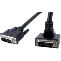 startechcom 6ft 90 degree down angled dual link dvi d monitor cable