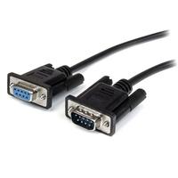 StarTech.com 2m Straight Through DB9 RS232 Serial Cable (Black)