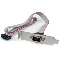 StarTech.com 2 Port 16 Inch DB9 Serial Bracket to 10 Pin Header (Low Profile)