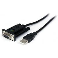 StarTech.com 1 Port USB to Null Modem RS232 DB9 Serial DCE Adapter Cable with ftDI