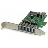 StarTech.com 7-Port PCI Express USB 3.0 Card Standard and Low-Profile Design