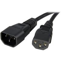 startechcom 10 ft 14 awg computer power cord extension c14 to c13