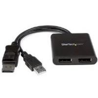 startechcom mst hub displayport to 2x displayport