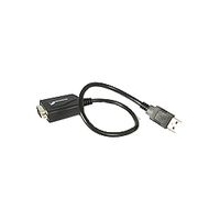 startechcom 1 ft usb to rs232 serial db9 adapter cable with com retent ...