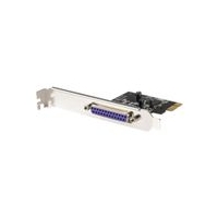 StarTech.com 1 Port PCI Express Dual Profile Parallel Adapter Card - SPP/EPP/ECP - 2x DB25 IEEE 1284 PCIe Parallel Card