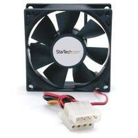 startech 80x25mm dual ball bearing computer case fan with lp4 connecto ...