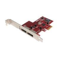 StarTech.com 2 Port PCI Express eSATA Controller Adapter Card - Dual Port PCIe eSATA Card w/ Low Profile / Half-Height Bracket
