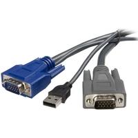 StarTech.com 6ft Ultra-Thin USB VGA 2-in-1 KVM Cable