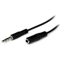 startechcom 1m slim 35mm stereo extension audio cable