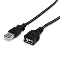 StarTech.com 10 ft Black USB 2.0 Extension Cable A to A M/F