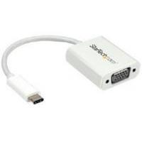 startechcom usb c to vga adapter white