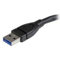 startechcom 6 inch superspeed usb 30 cable a to a male to female