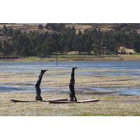 stand up paddling and yoga in piuray lake from cusco