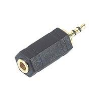 stereo audio adapter 35 mm female to 25 mm jack male