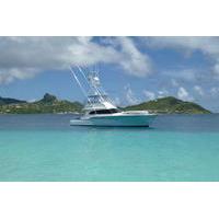 st lucia private full day coastal powerboat cruise