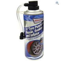 streetwize all in one tyre puncture repair sealant and inflator