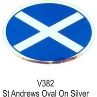 st andrews oval on silver sticker