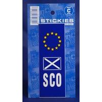 St Andrews & Sco Europlate Sticker