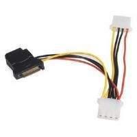 Startech Sata To Lp4 Power Cable Adaptor With 2 Additional Lp4 - F/m